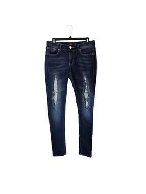 BQB Distressed Jeans Size 11 Skinny Fit Low Rise
